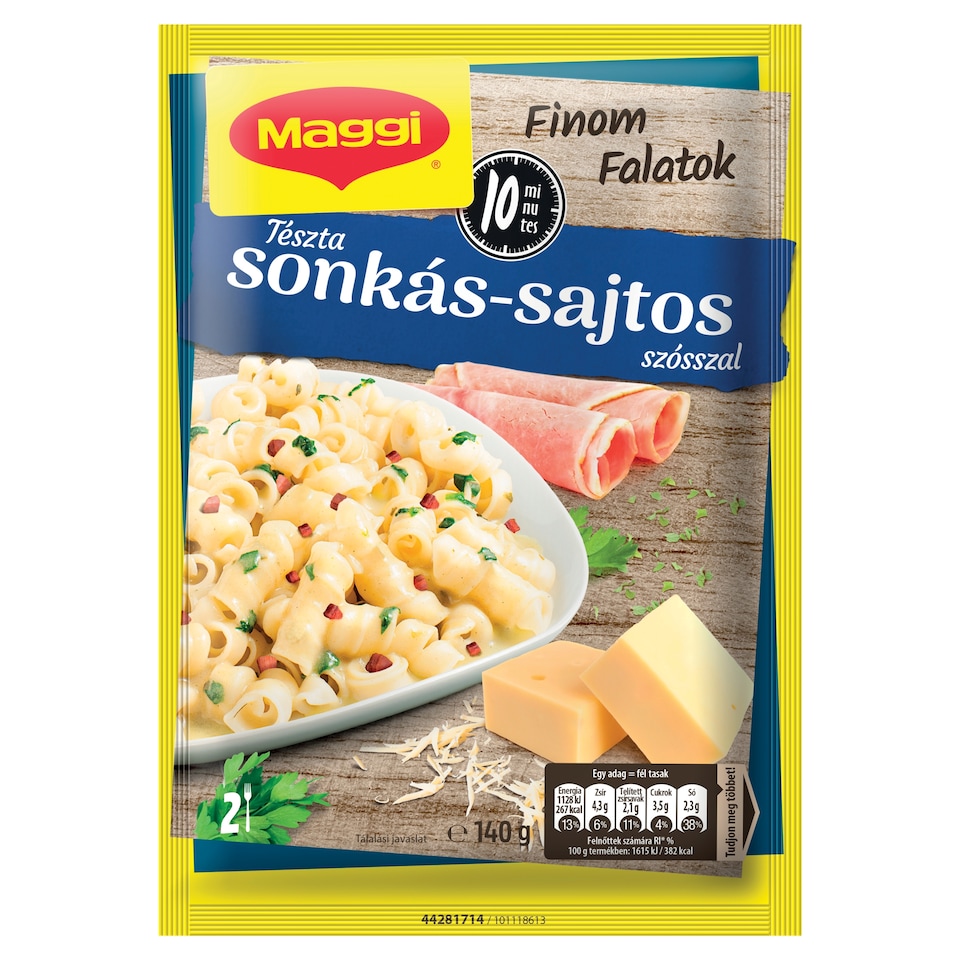 Maggi Finom Falatok Pasta with Ham and Cheese Sauce 140 g