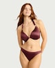 image 2 of F&F Fuller Bust Halter Neck Bikini Top in Chocolate