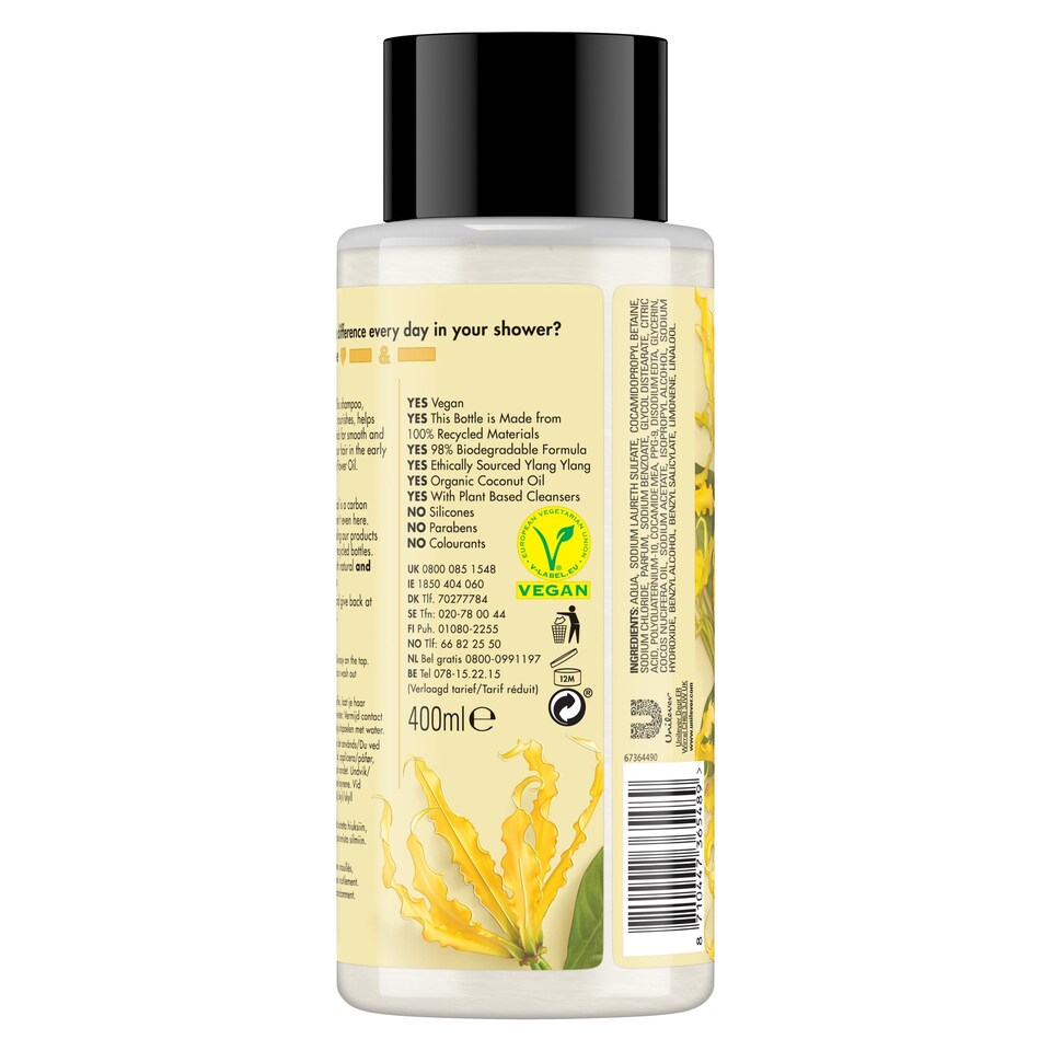image 1 of Lv Bty&Plnt Yellow Ylang Ylang Repair Shampoo 400Ml
