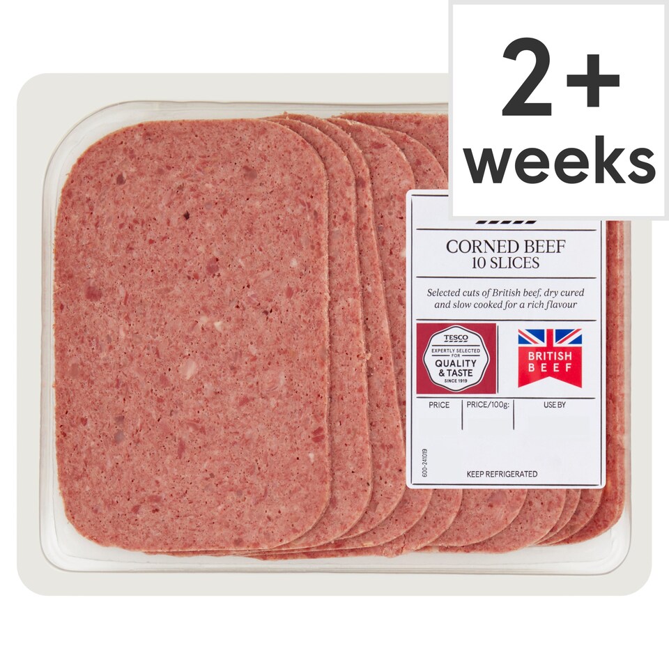 Tesco Corned Beef 10 Slices 325G Tesco Groceries