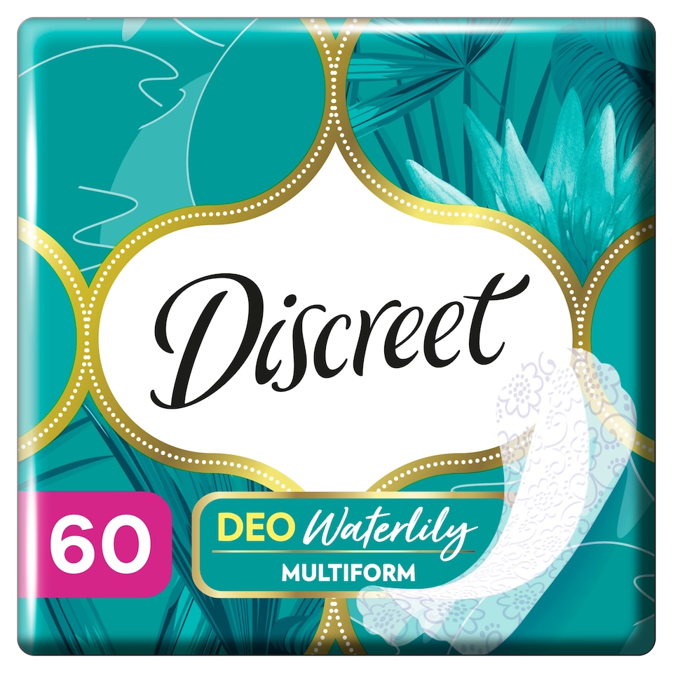 Discreet Légáteresztő Multiform Waterlilly Tisztasági Betétek 8x60 1. kép