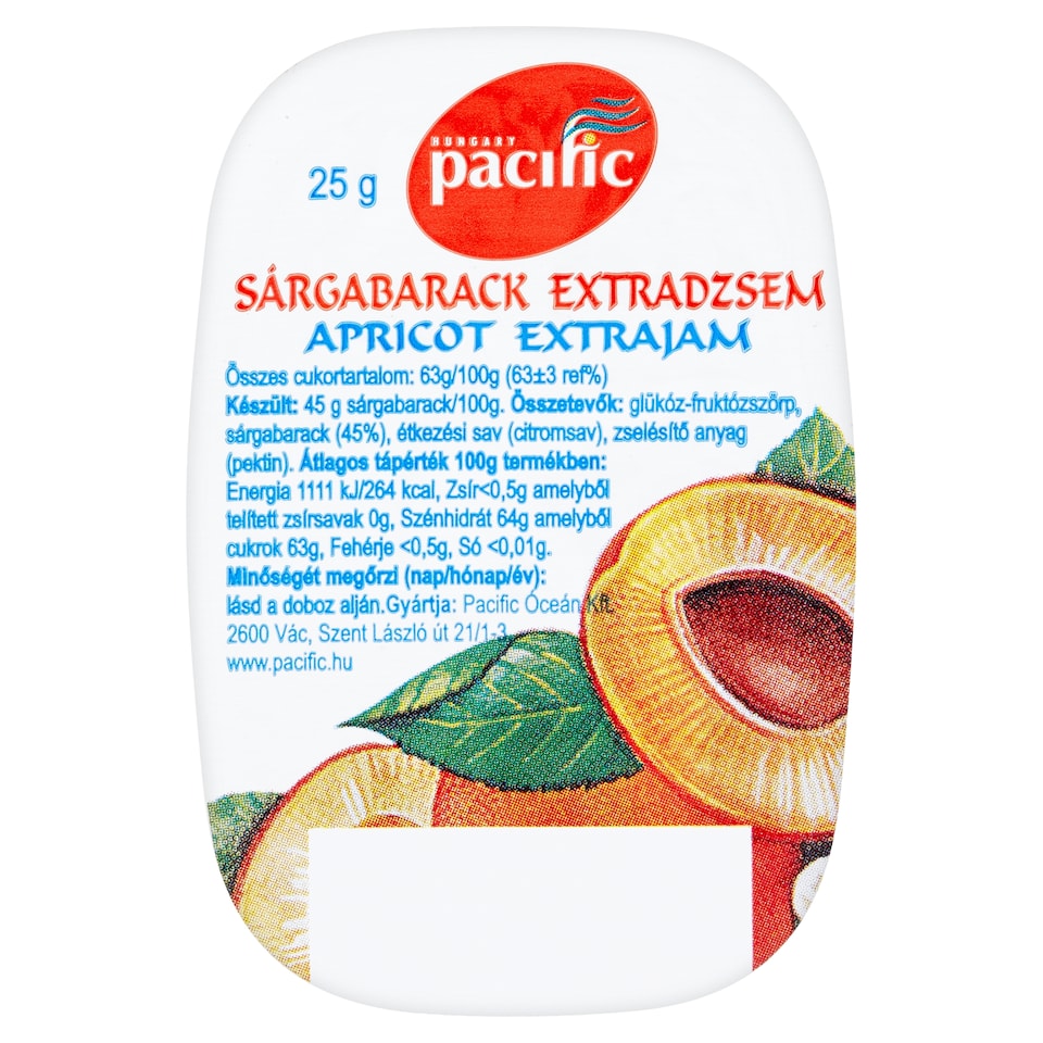 image 1 of Pacific Apricot Extra Jam 25 g