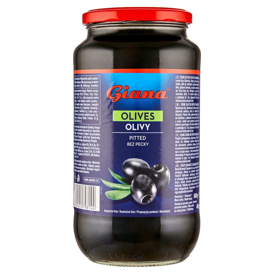 Giana Olives Pitted 880g