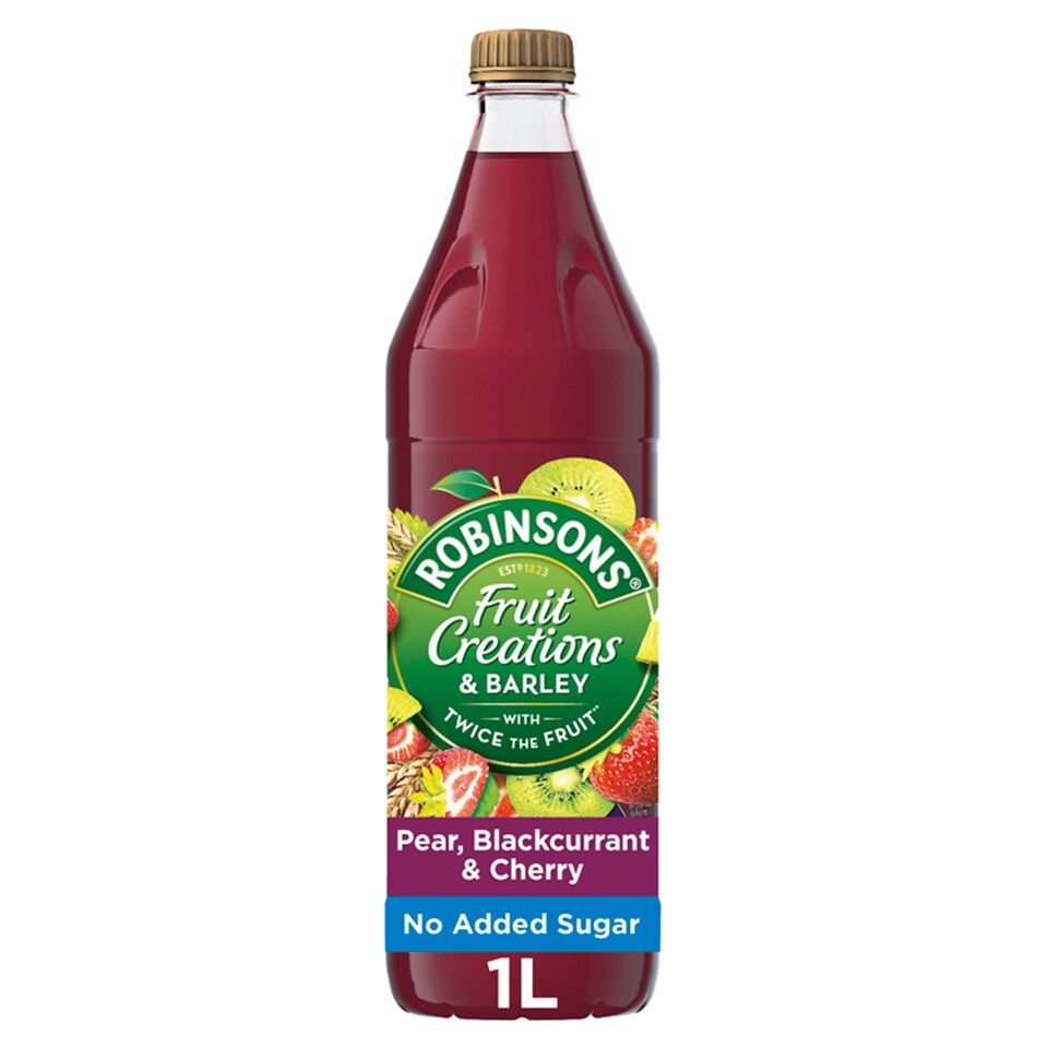 image 1 of Robinsons Fruit Creations Pear Blackcurrant And Cherry 1L