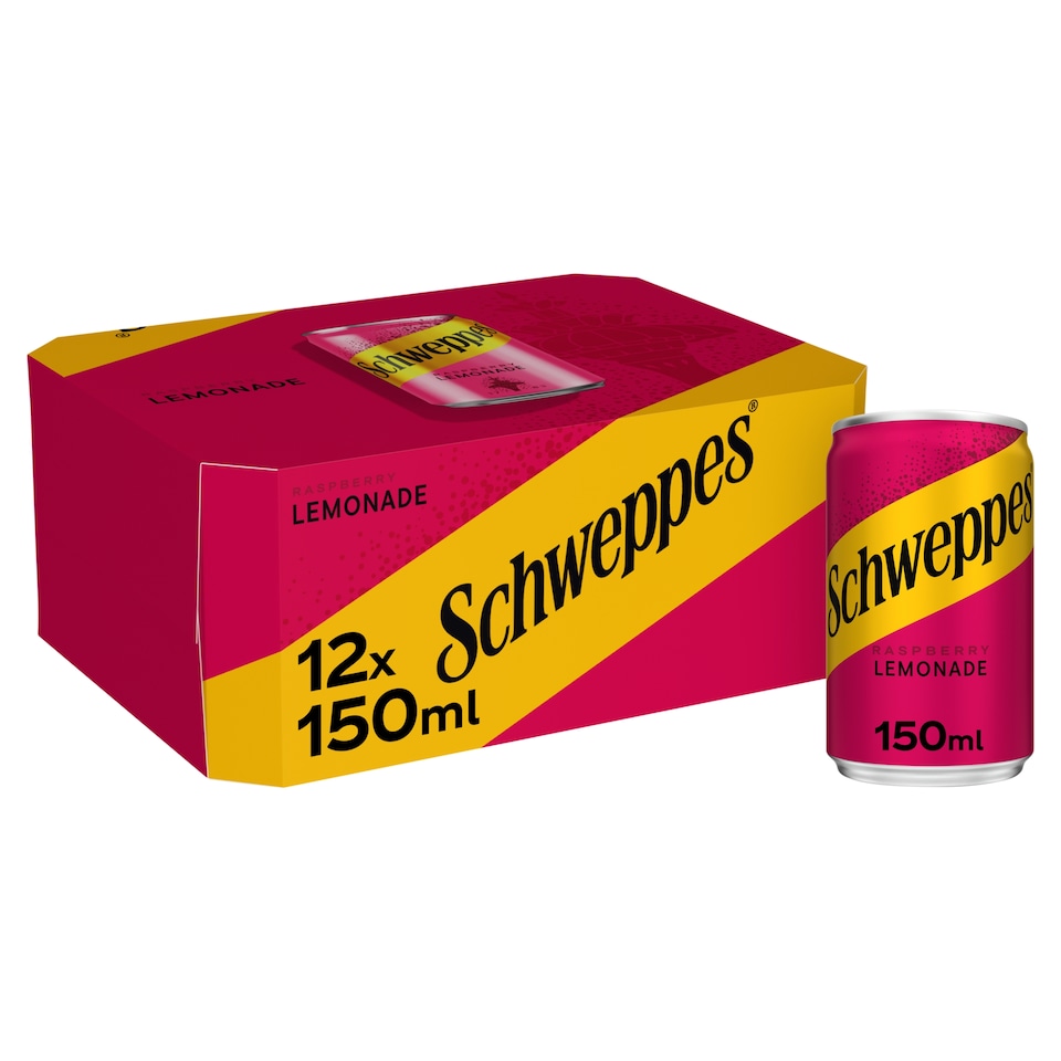 Schweppes Raspberry Lemonade 12 x 150ml
