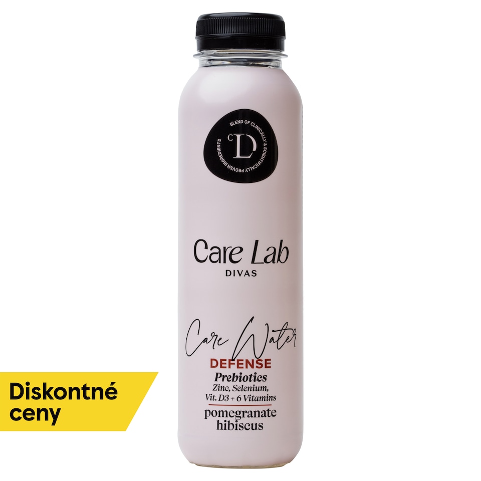 Care Lab Divas Care Water Defense nápoj s prírodnou arómou granátového jablka a ibišteku 400 ml