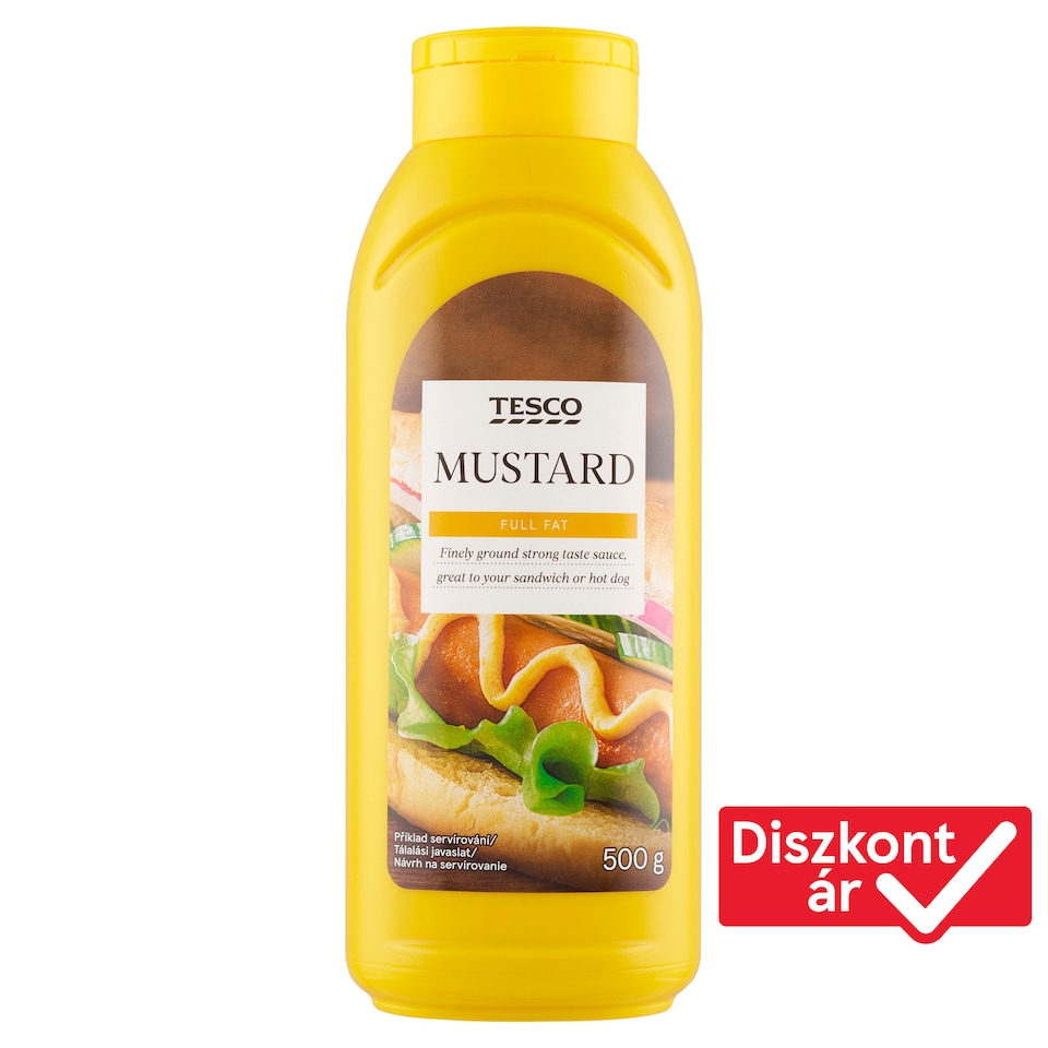 Tesco mustár 500 g