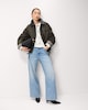 image 2 of F&F Knitted Double Layer Cardigan in Grey