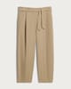 image 4 of F&F Tie Waist Trousers in Mink
