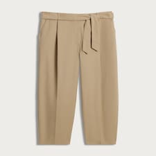 F&F Tie Waist Trousers in Mink