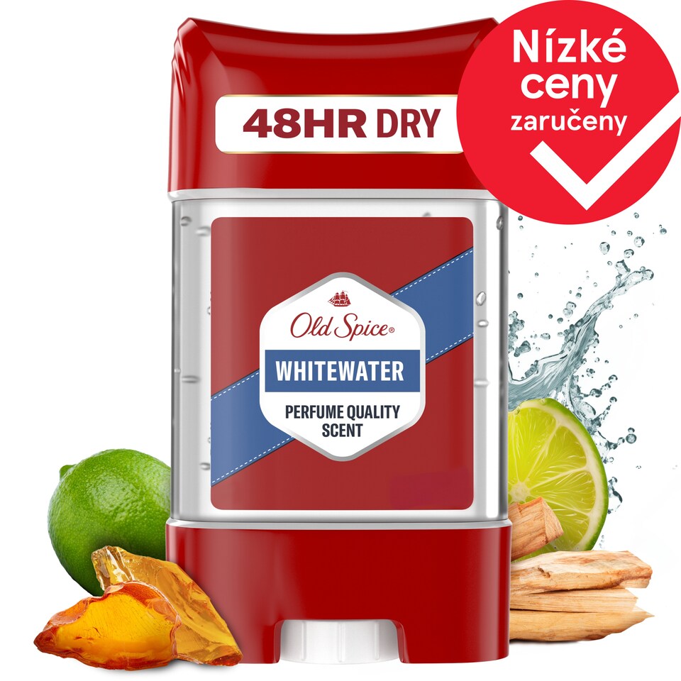 Obrázek 1 pro produkt Old Spice Whitewater Antiperspirant A Tuhý Deodorant Clear Gel Pro Muže 70 ml