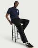 image 2 of England Cotton Rich Three Lions Crest Polo Shirt in Navy