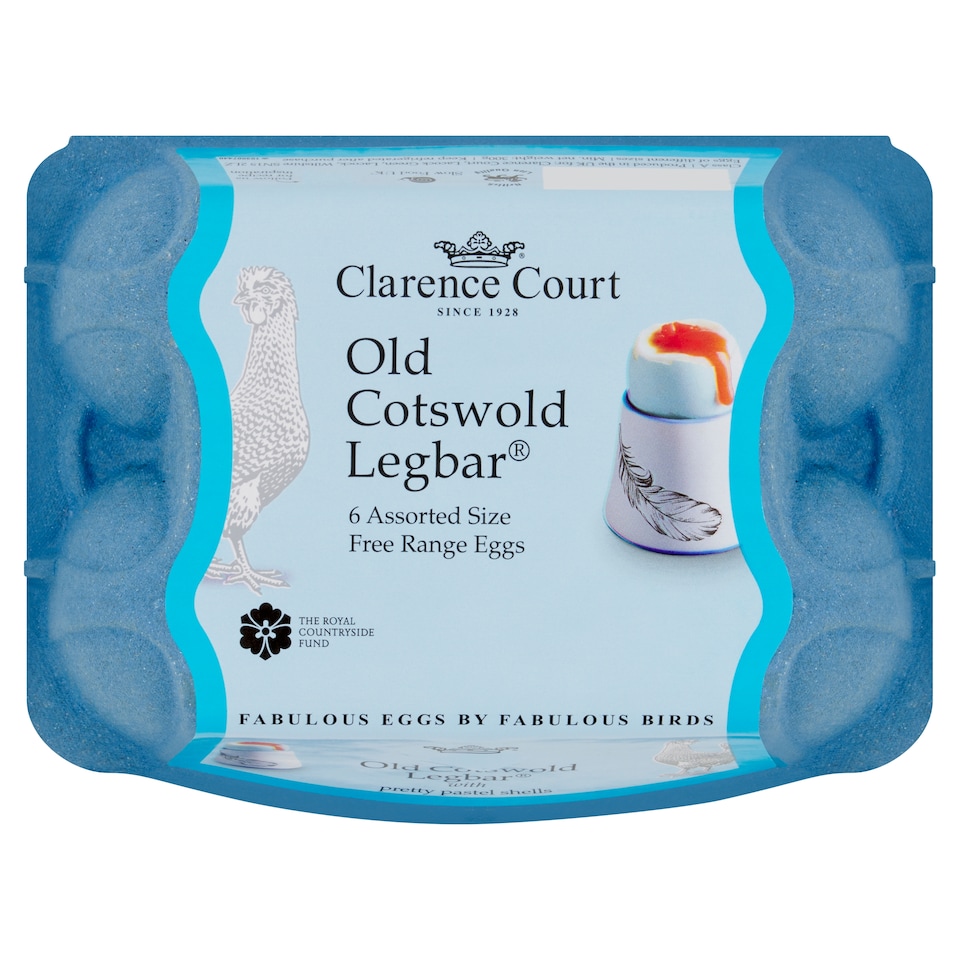 Clarence Court Old Cotswold Free Range Eggs 6 Pack