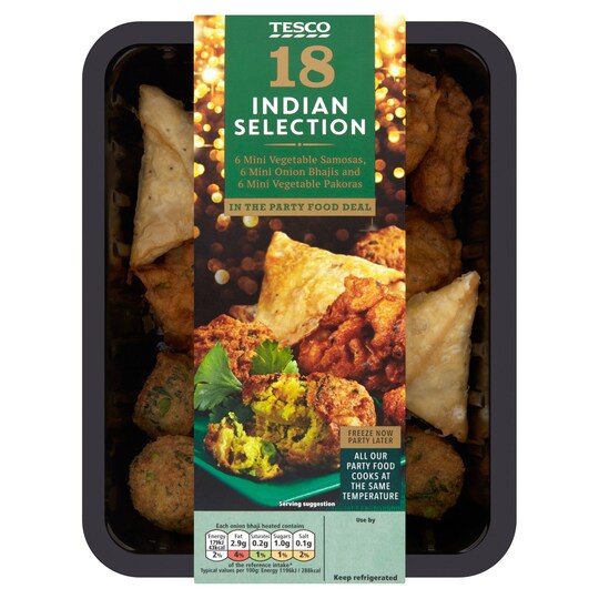 Tesco 18 Mini Indian Selection 360G Tesco Groceries