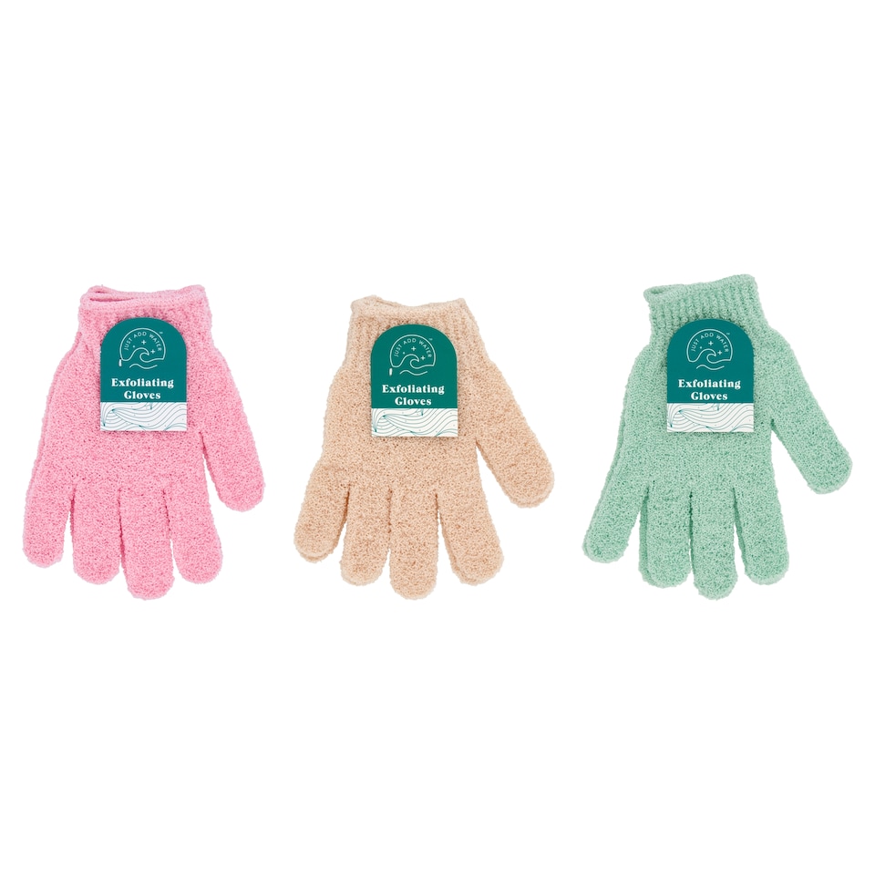 image 1 of Bath Essentials Exfoliating Gloves