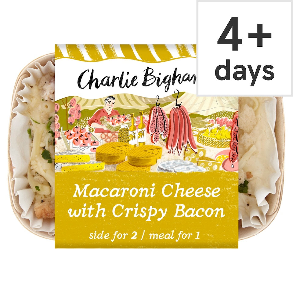 image 1 of Charlie Bigham's Macaroni Cheese with Crispy Bacon 340g