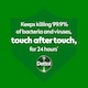 image 3 of Dettol Protect 24 Hour Antibacterial Cleaning Wipes 80 pack