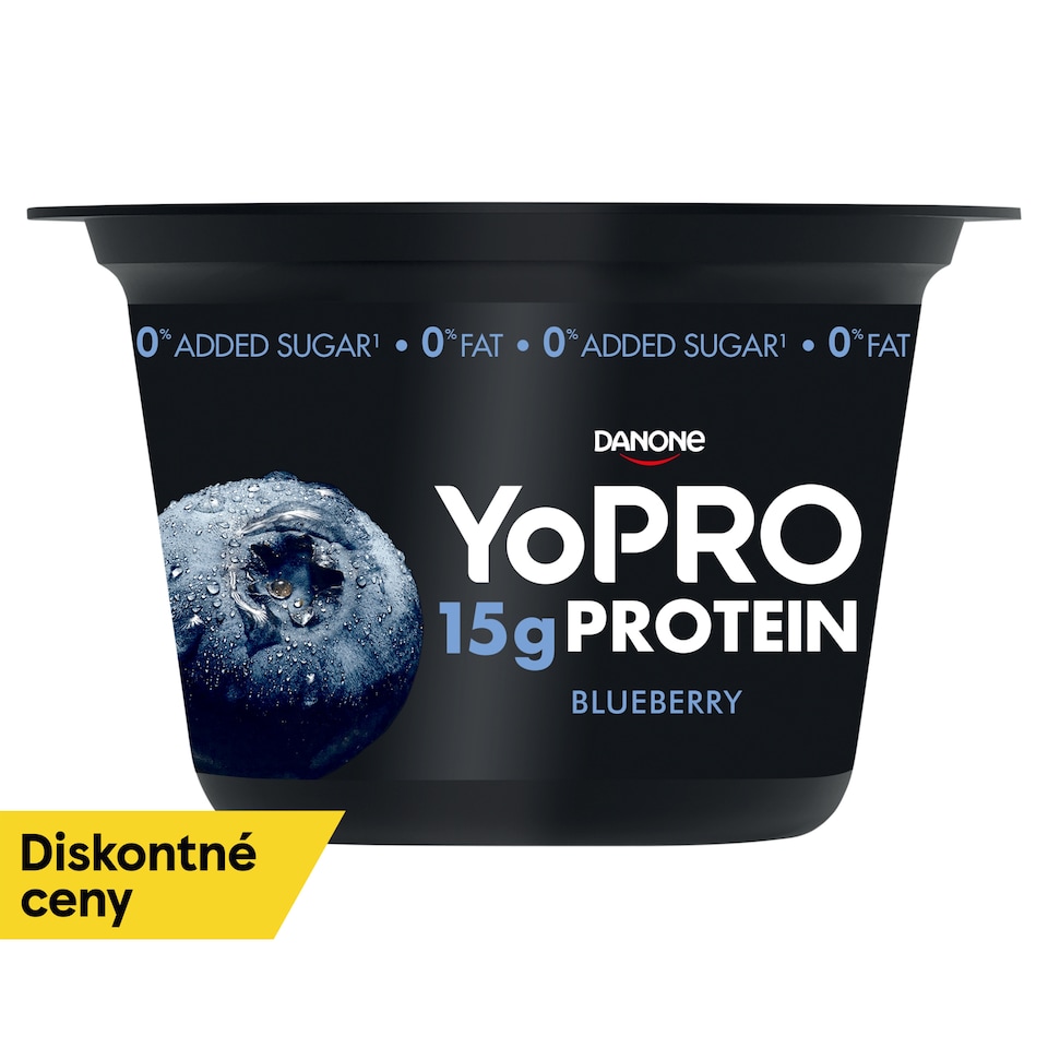 obrázok 1 z YoPRO odtučnený zakysaný výrobok - Čučoriedka 160 g