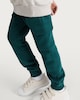 image 1 of F&F Boys Cotton Rich Cuffed Drawstring Cargo Joggers in Green