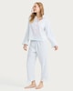 image 2 of F&F Stripe Print Pyjama Set in Multi Blue