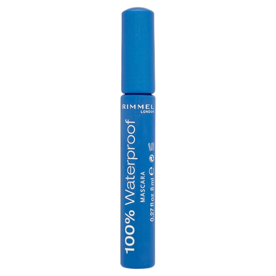 image 1 of Rimmel 100% Waterproof Mascara Brown/Black