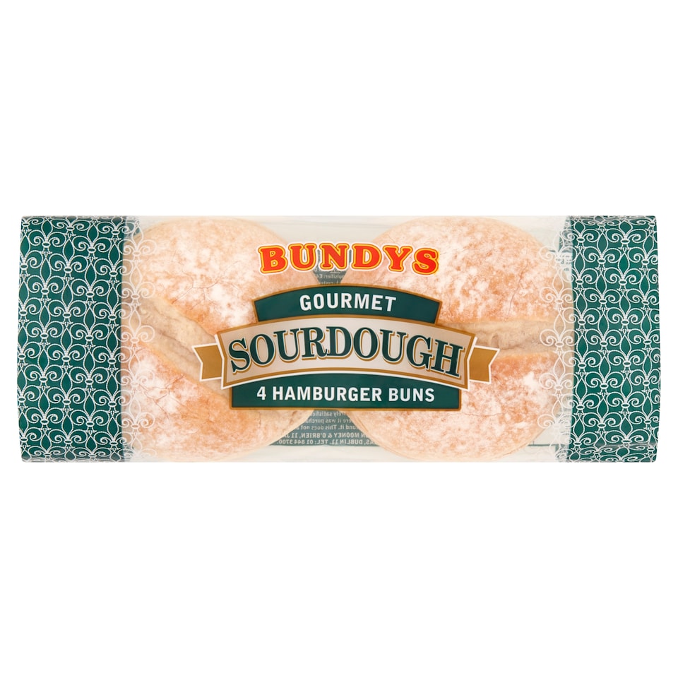 Jmob Bundy Gourmet Bun Sourdough 4 Pack