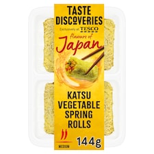Tesco Taste Discoveries Flavours Of Japan Vegetable Spring Rolls 144g