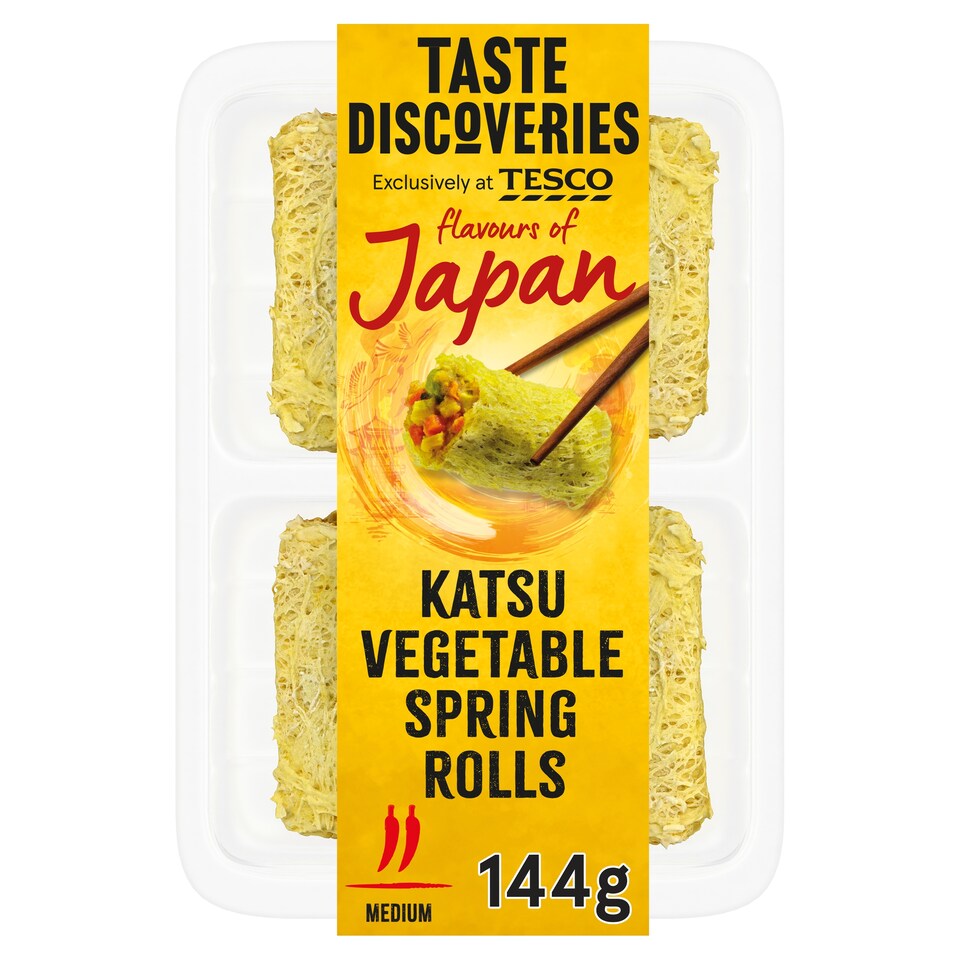 image 1 of Tesco Taste Discoveries Flavours Of Japan Vegetable Spring Rolls 144g