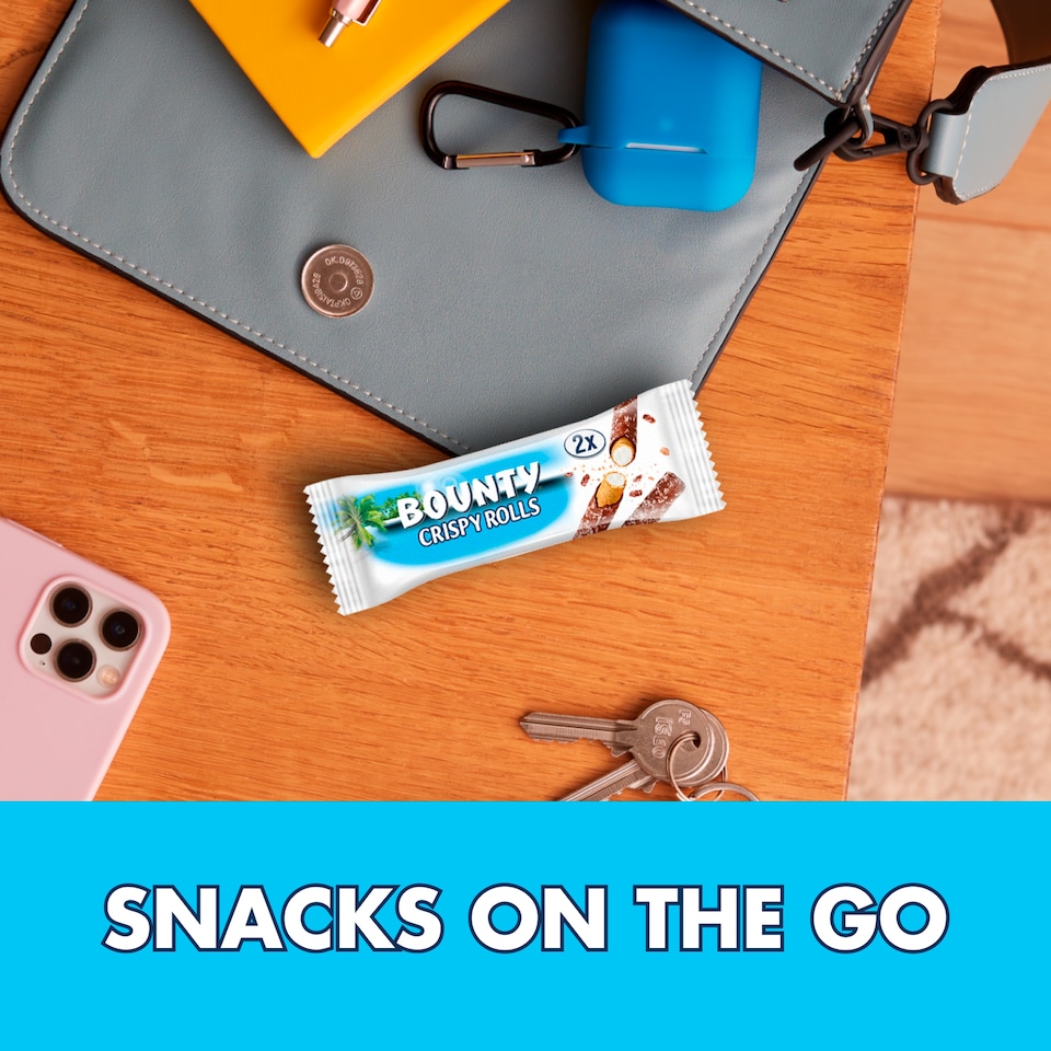 image 1 of Bounty Milk Chocolate Crispy Rolls 5 pack 117g