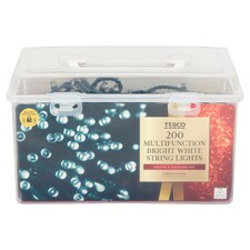 Tesco 200 Mfunction Bright White Lights