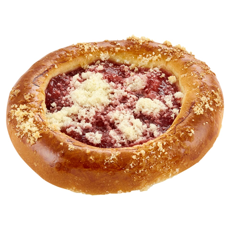 image 1 of Tesco Strawberry Cake with Butter Crumble 75 g