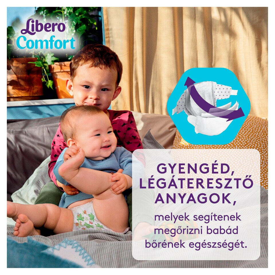 image 1 of Libero Comfort Disposable Diapers, Size: 7, 16-26 kg, 38 pcs