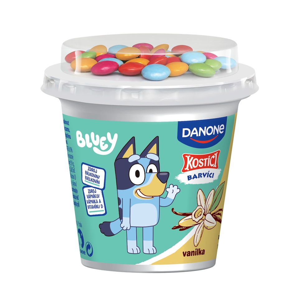 KOSTÍCI Barvíci (vanilkový jogurt a čokoládové dražé) 109g