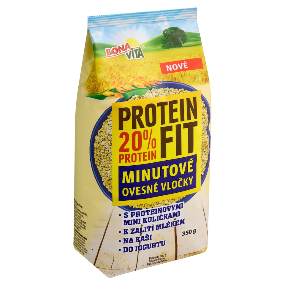 obrázok 1 z Bona Vita Protein Fit minútové vločky s proteínom 350 g