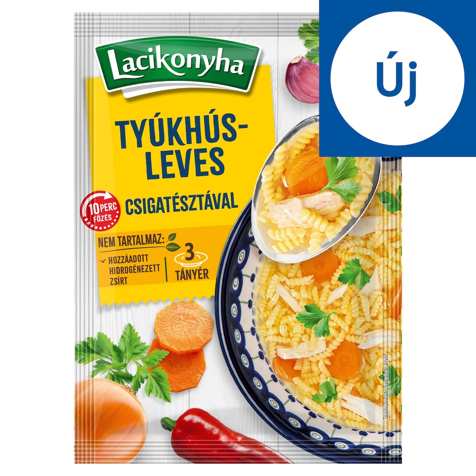 Lacikonyha tyúkhúsleves csigatésztával 55 g