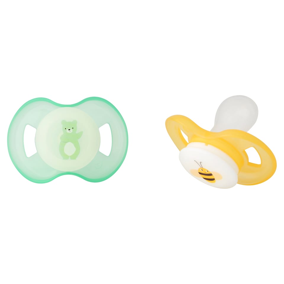 image 1 of Fred & Flo Day And Night Soothers 2 Pack
