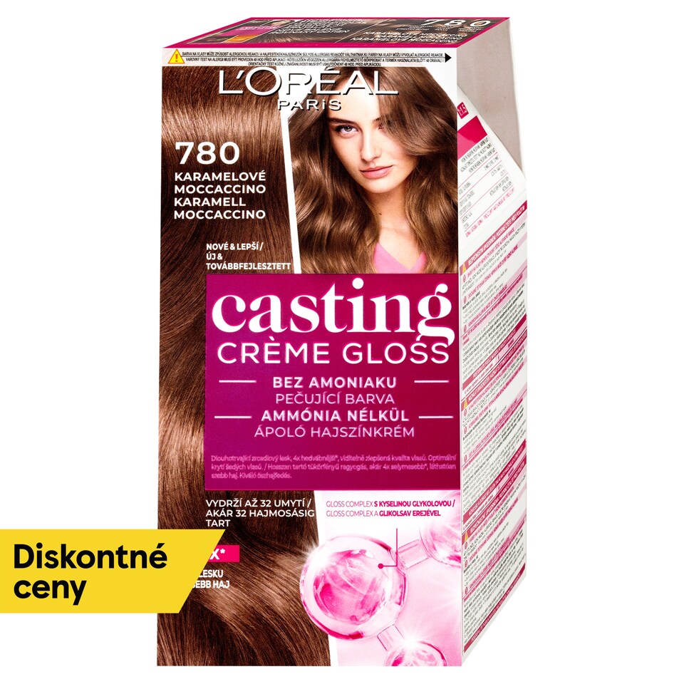 L'Oréal Paris Casting Crème Gloss farba na vlasy 780 karamelové moccaccino