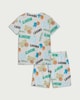 image 2 of F&F Boys Pure Cotton Basketball Print Pyjama Set in Grey