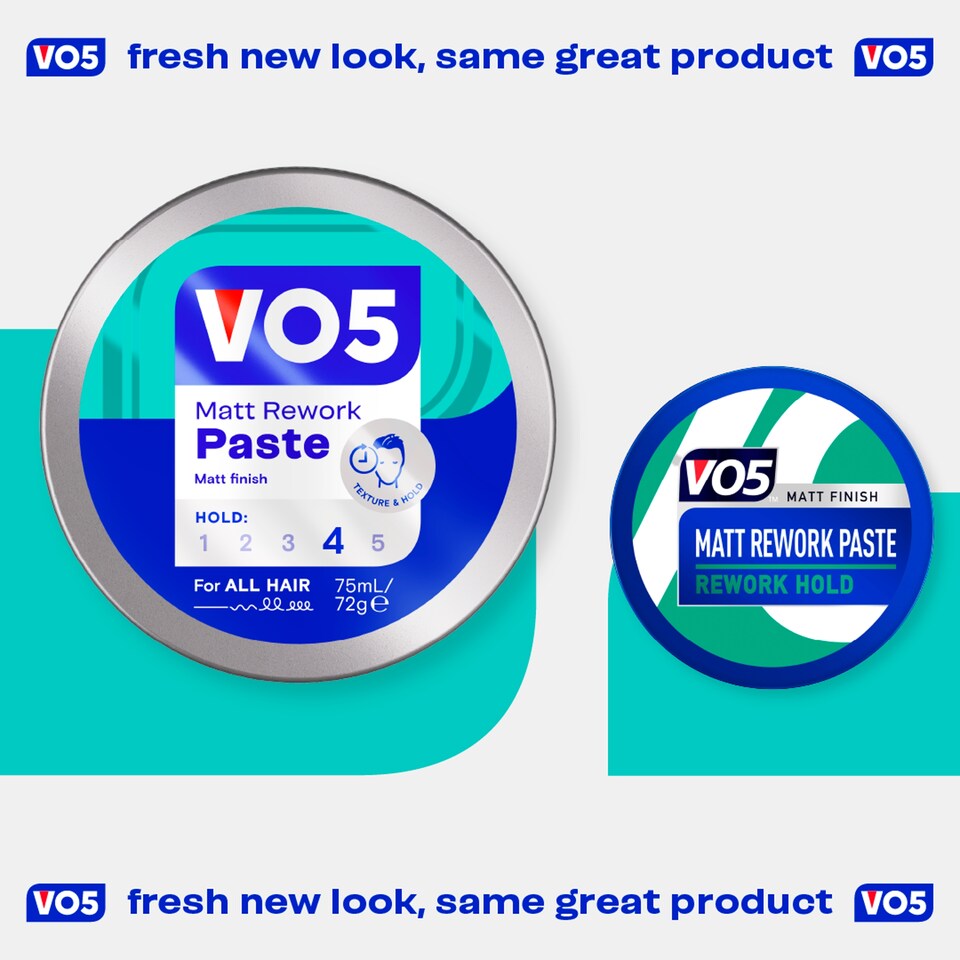 image 1 of Vo5 Matte Rework Paste 75Ml