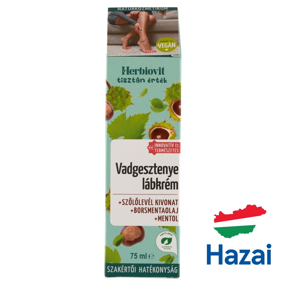 Herbiovit Vadgesztenye lábkrém 75 ml  1. kép