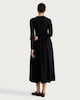image 3 of F&F Long Sleeved Midi Dress in Black