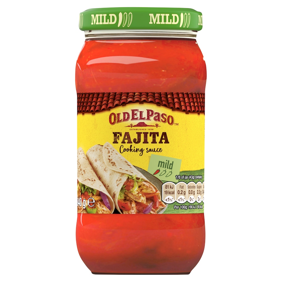 image 1 of Old El Paso Mild Fajita Cooking Sauce 340g