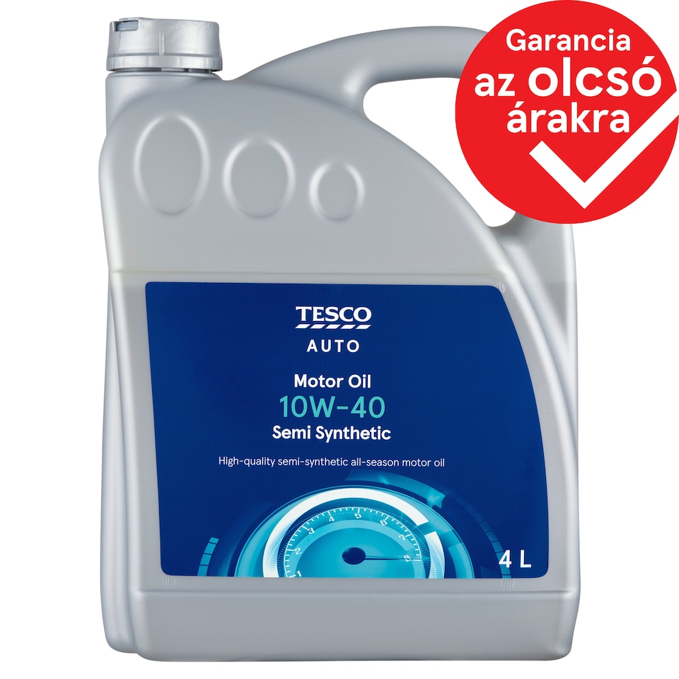 Tesco Auto Semi Synthetic 10W-40 motorolaj 4 l