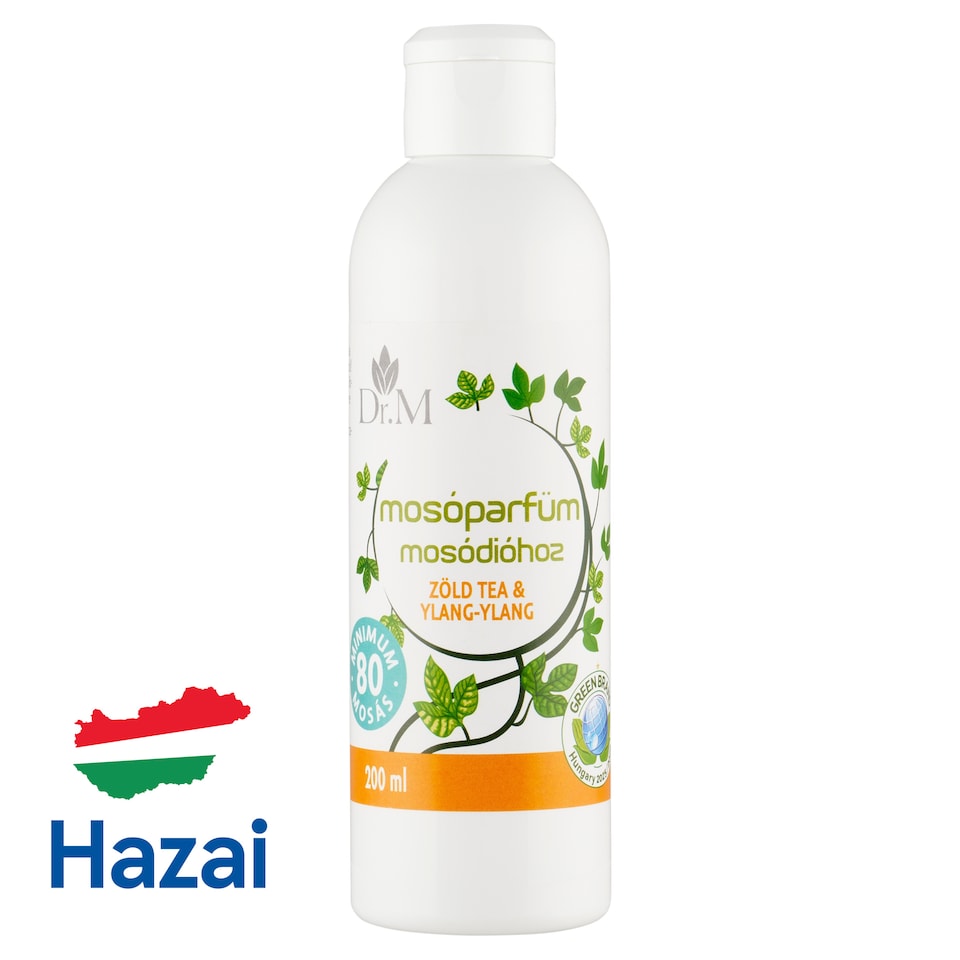 Dr. M Zöld Tea & Ylang-Ylang mosóparfüm mosódióhoz 80 mosás 200 ml  1. kép