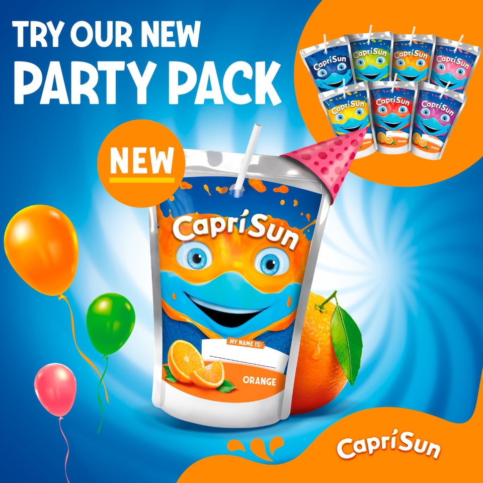 image 1 of Capri-Sun Orange Zero Party Pack 20x200ml