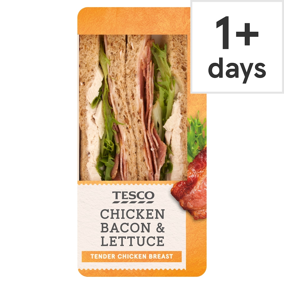 Tesco Chicken Bacon & Lettuce Sandwich