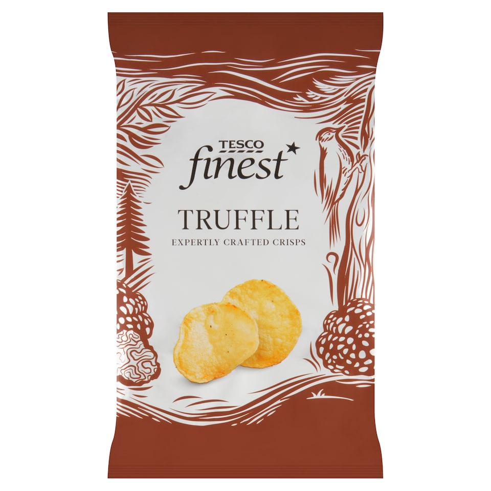 Tesco Finest Smažené bramborové lupínky s lanýžem 150g