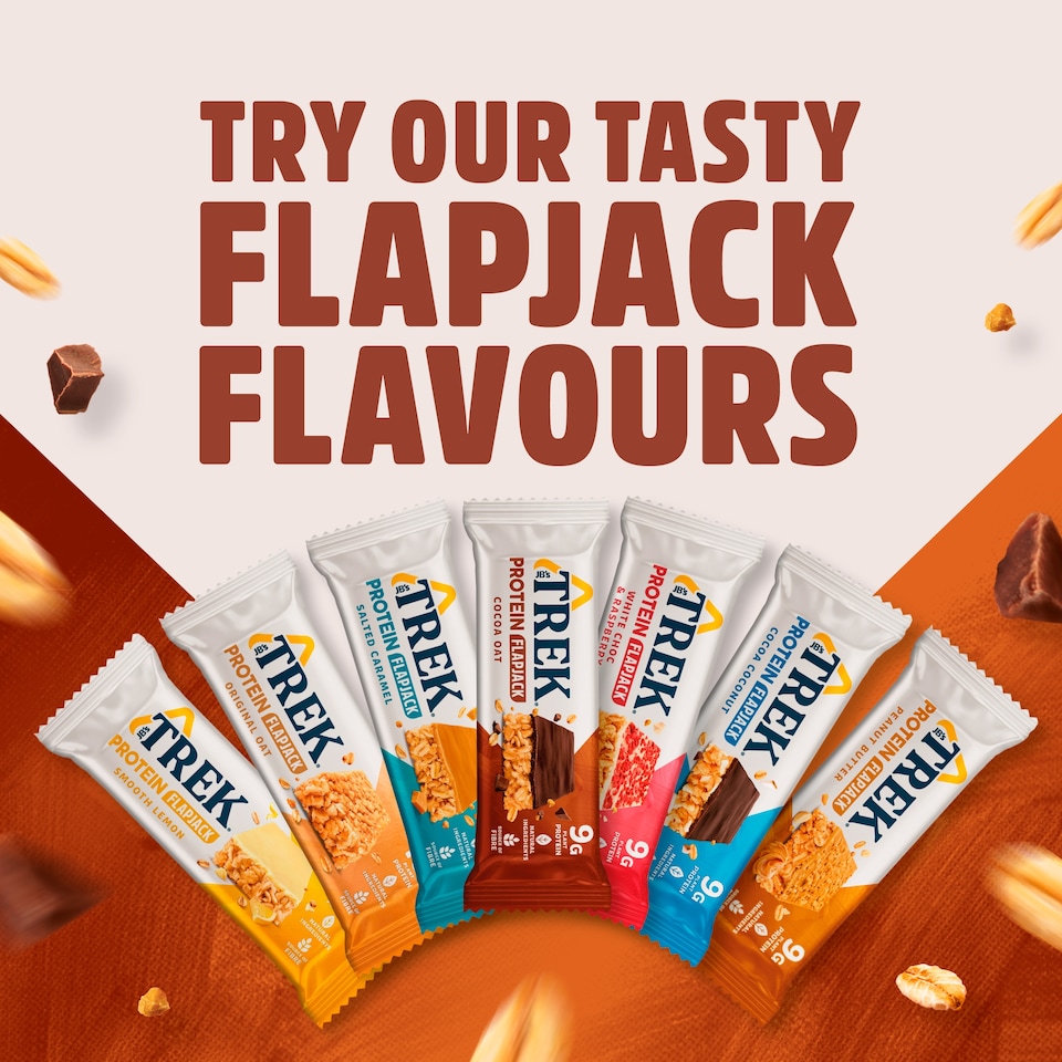 image 1 of Trek Protein Flapjack Cocoa Oat 50g