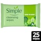 image 1 of Simple Biodegradable Cleansing Wipes 25Pack