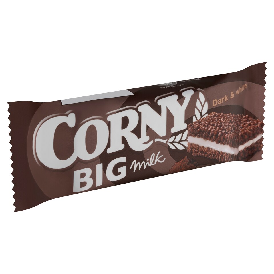 Corny Big Milk kakaós gabonaszendvics tejkrém töltelékkel 40 g  1. kép